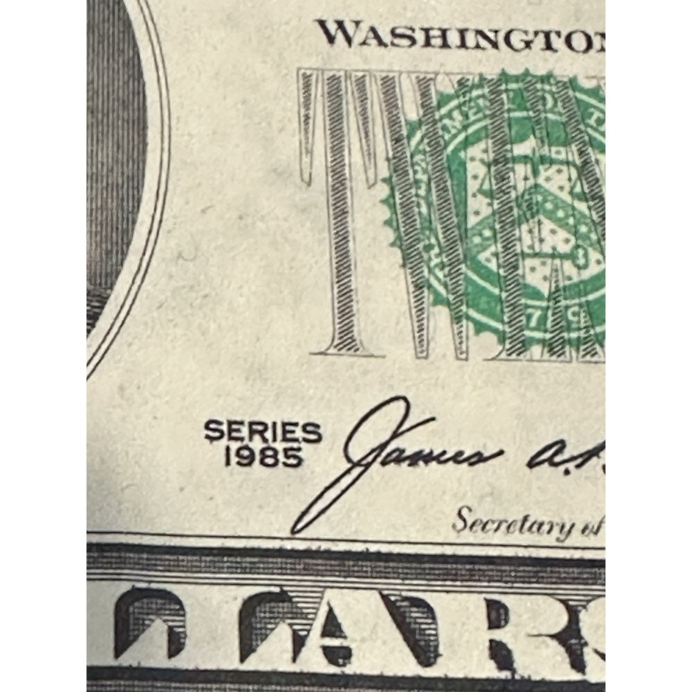 1985 Vintage $20 Federal Reserve Note -Richmond-E- Twenty Dollar Bill